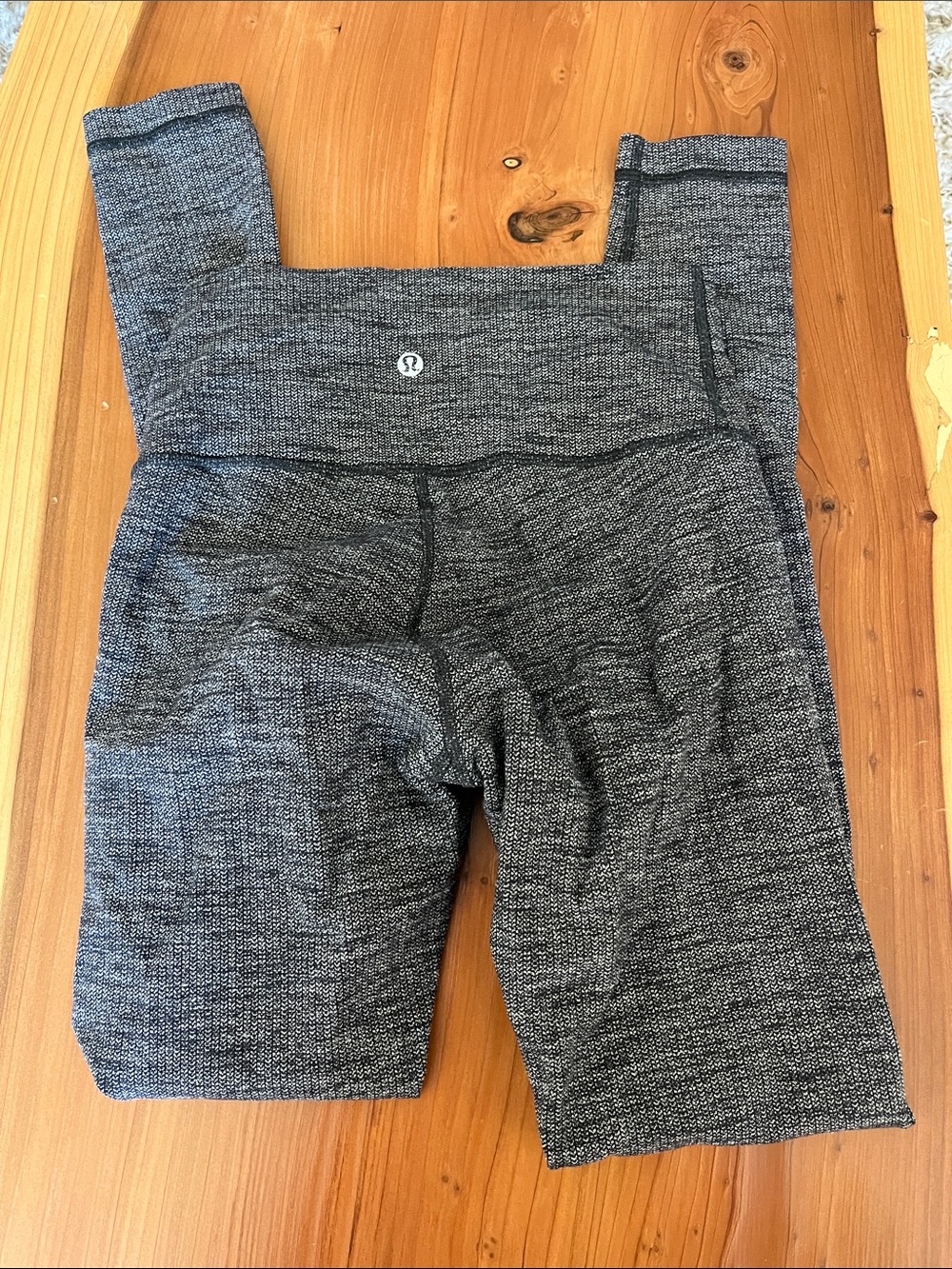 lululemon athletica wonder under Heathered Gray Stretch Leggings